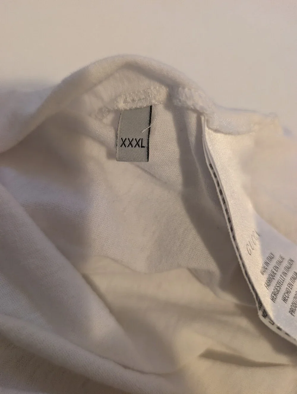Gucci White Logo Crew Tee - Men's XXXL (Fits Like A Large)